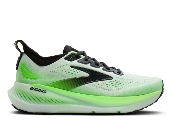 Brooks Men's Glycerin 23 White/Phantom/Green Gecko
