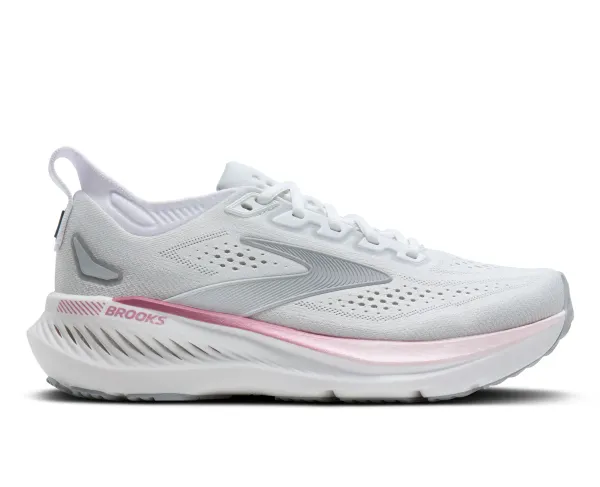 Brooks Women's Glycerin GTS 23 White/Harbor Mist/Metallic