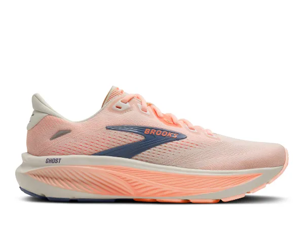 Brooks Women’s Ghost 18 Gray/Peach/White